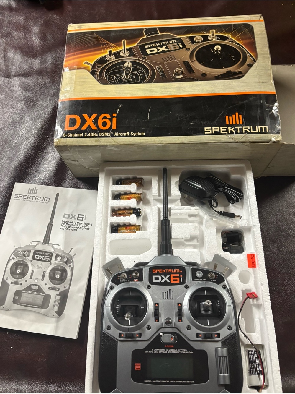Spektrum DX6i 6-Channel 2.4GHz Transmitter - Black & Silver